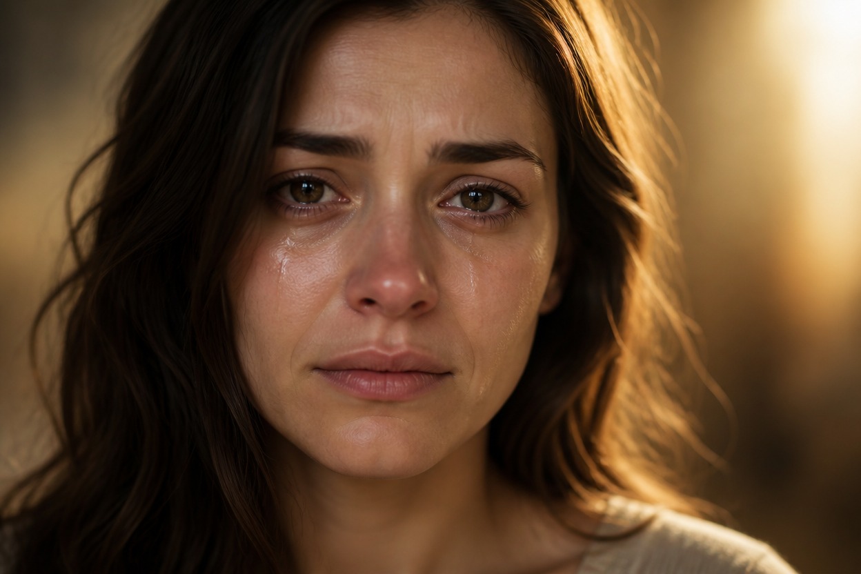 AI Crying Filter example