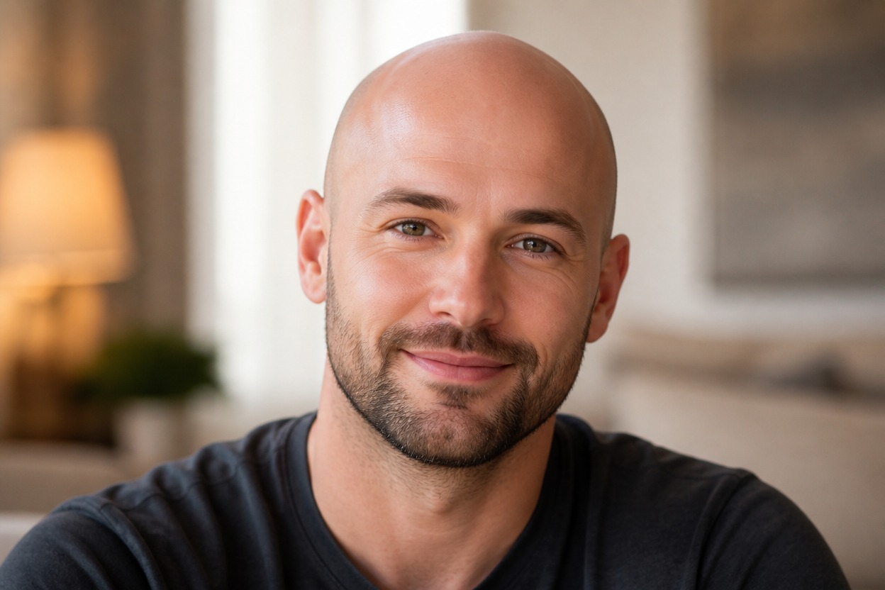 AI Bald Filter example