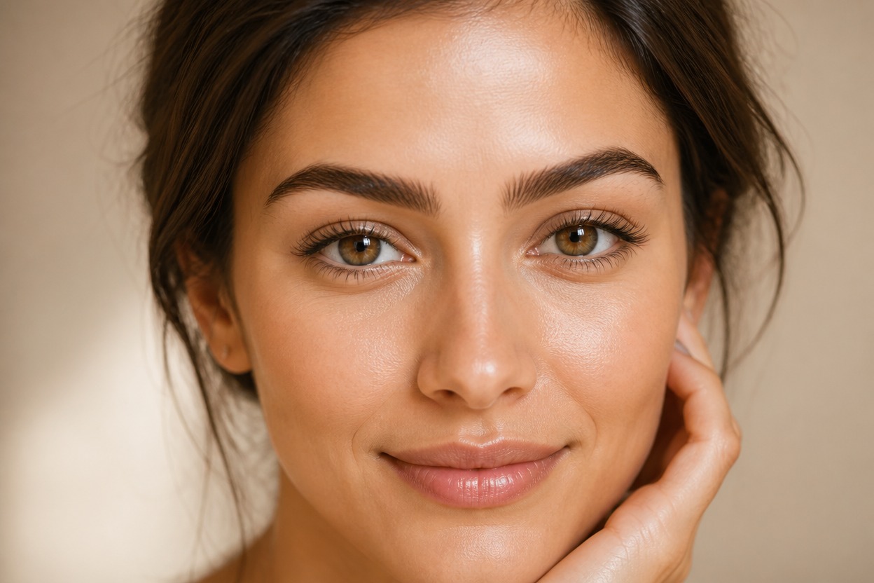 Natural eyebrow shaping tailored to facial structure and expression
