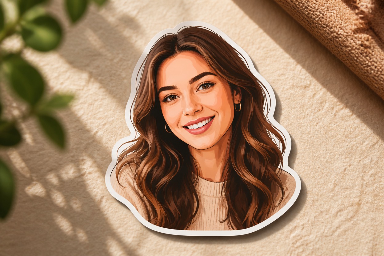 AI Sticker Generator example