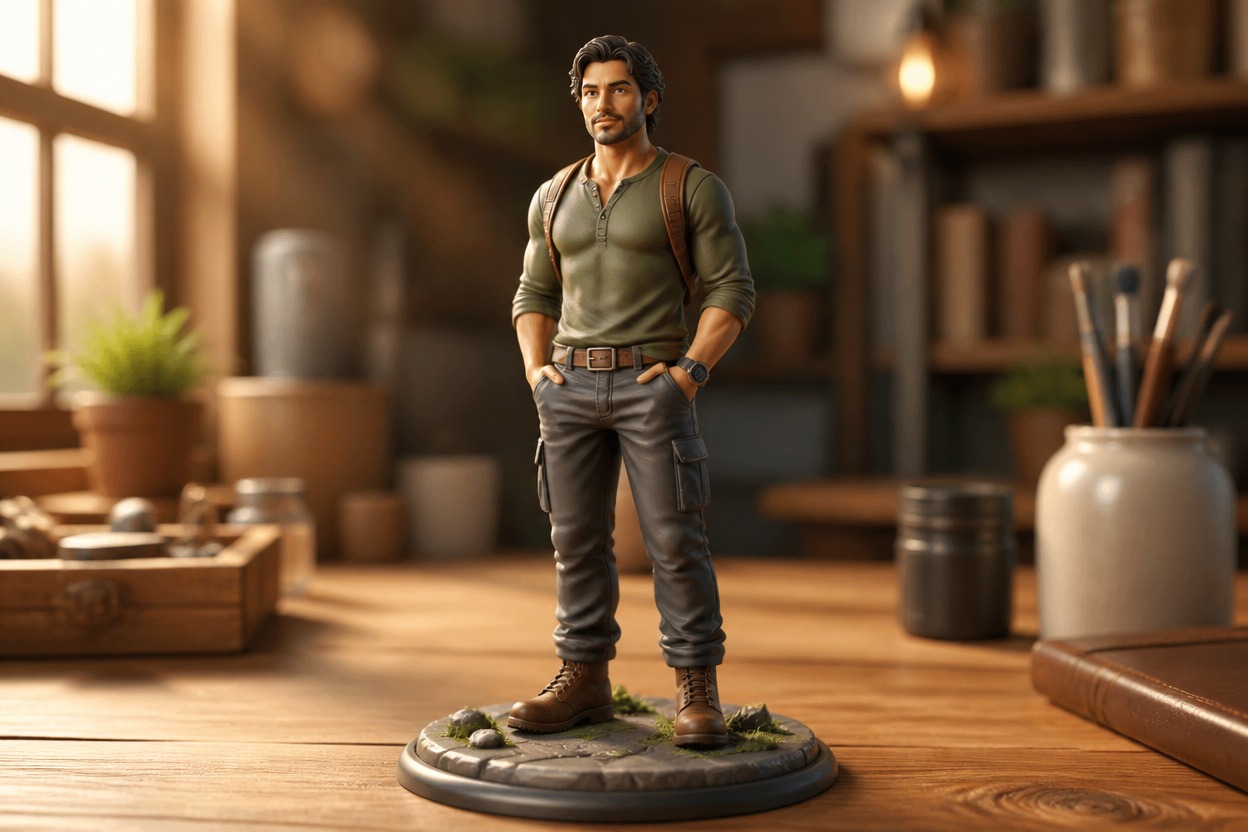 AI Action Figure Generator example