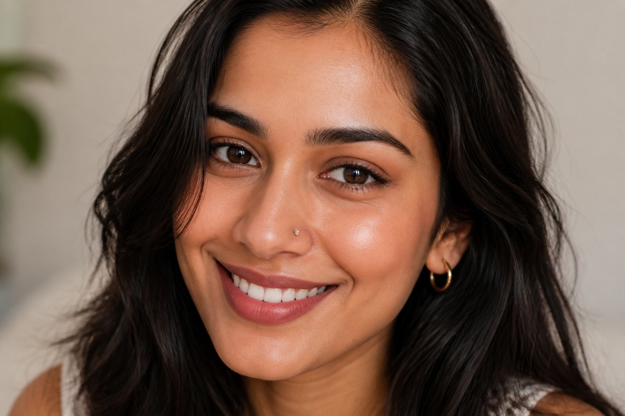 AI Nose Piercing Filter example
