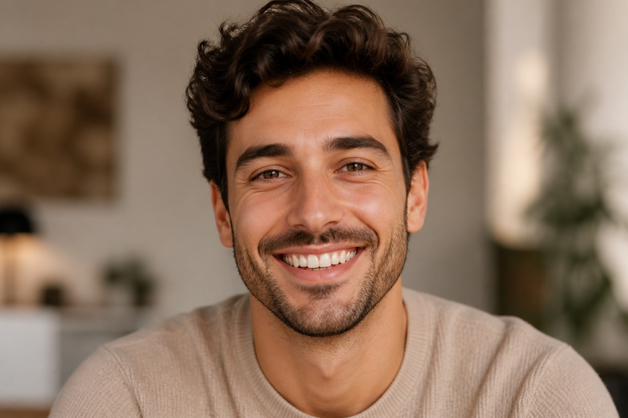 AI Smile Filter example