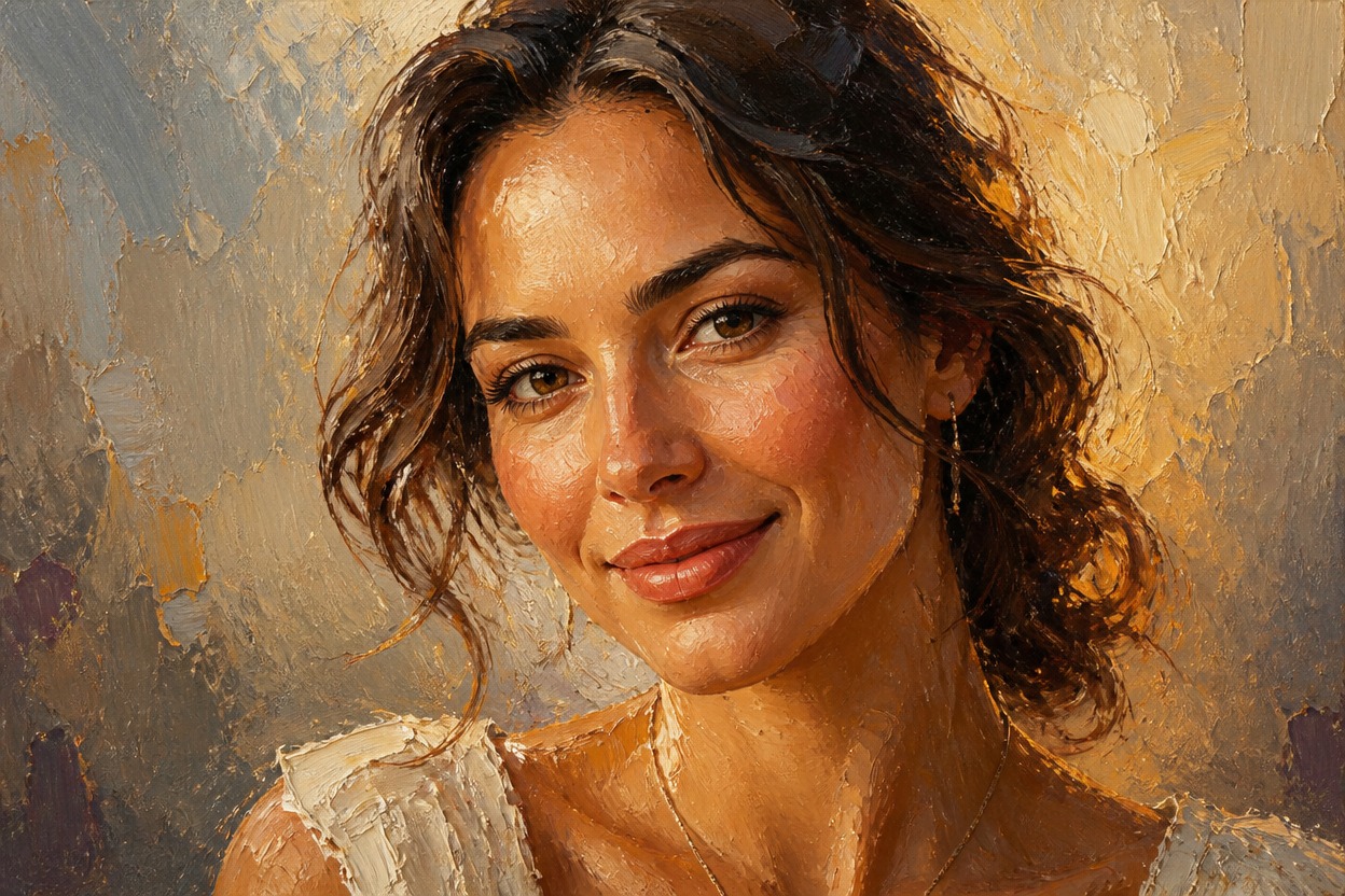 Oil Painting Filter example