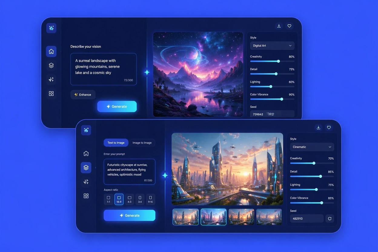 Flux AI Image Generator hero image