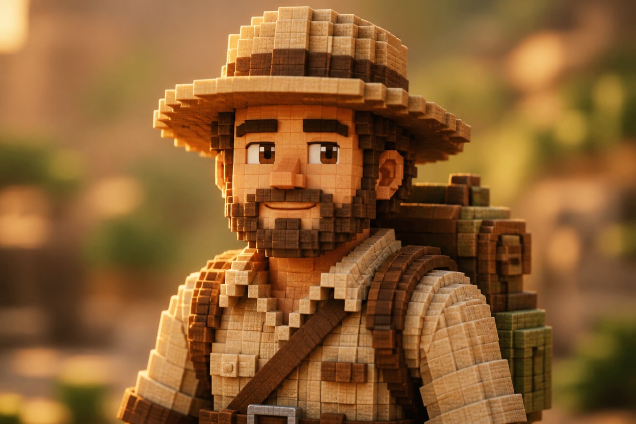 AI Minecraft Generator example